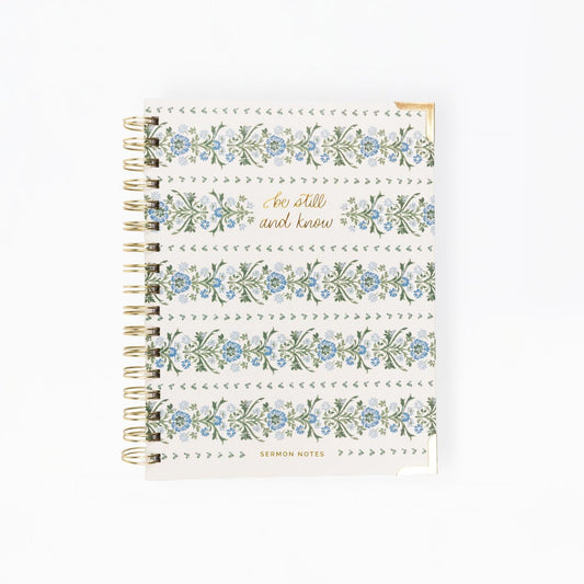 Journal Sermon Notes Be Still & Know