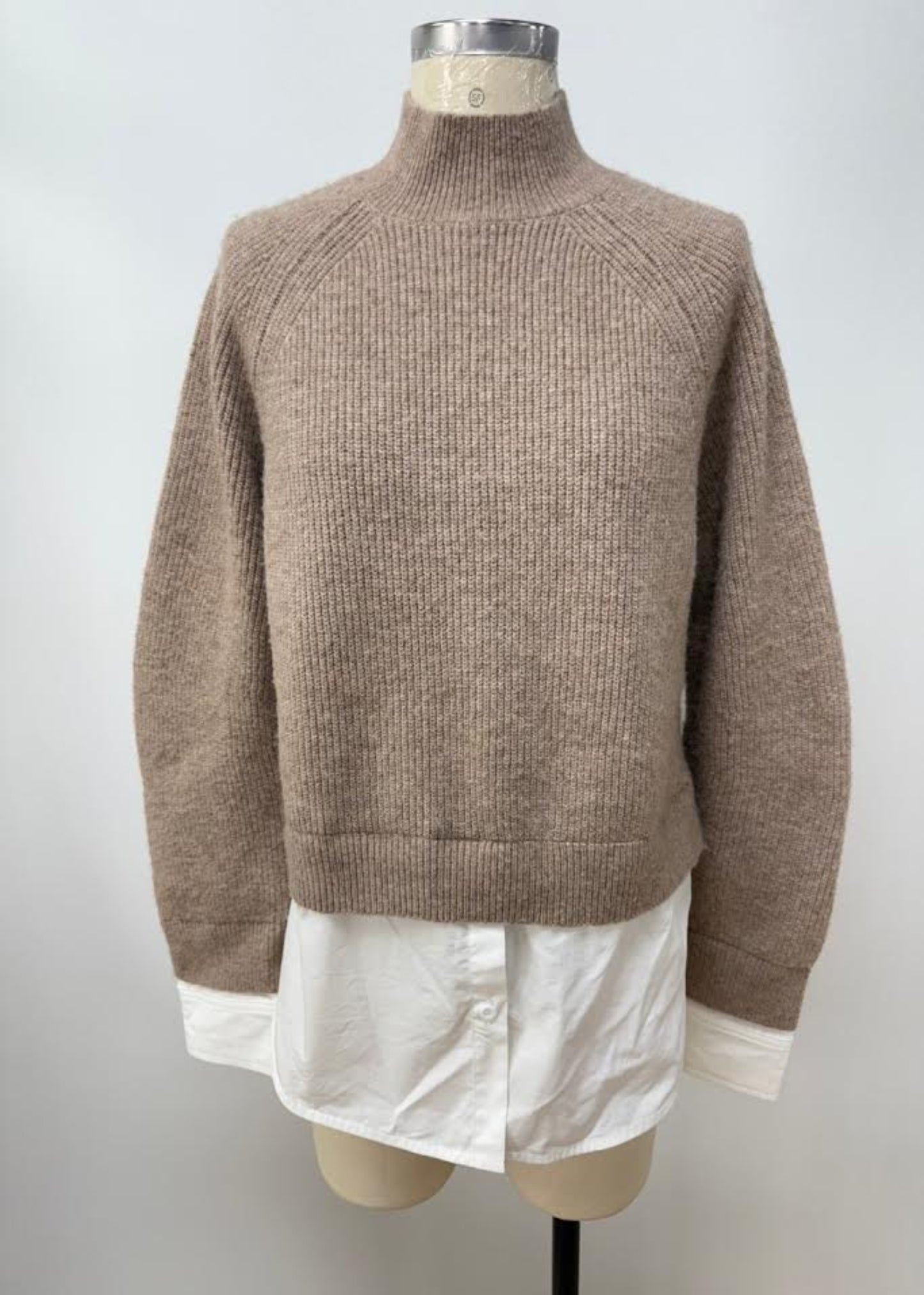 MALLORY TOP - TAUPE