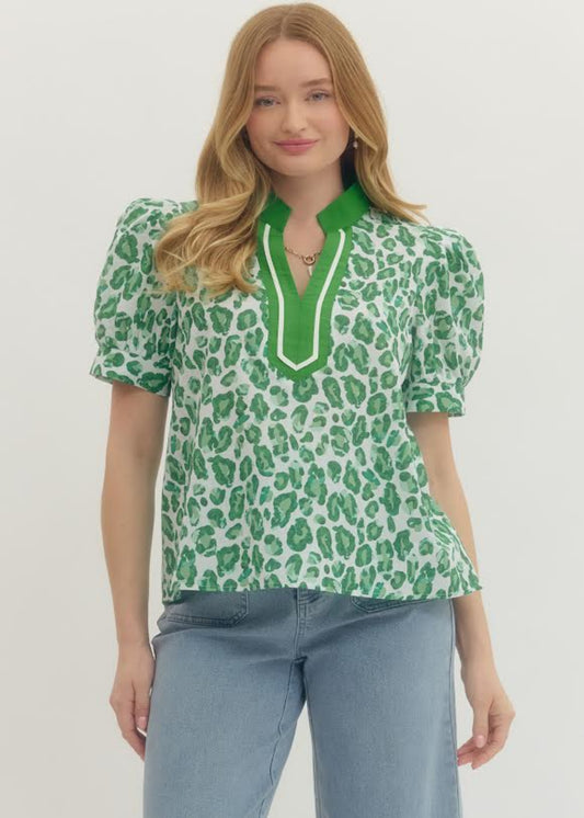 ALISHA TOP - GREEN