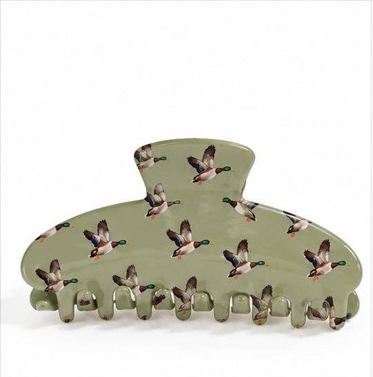 Green Duck Claw Clip