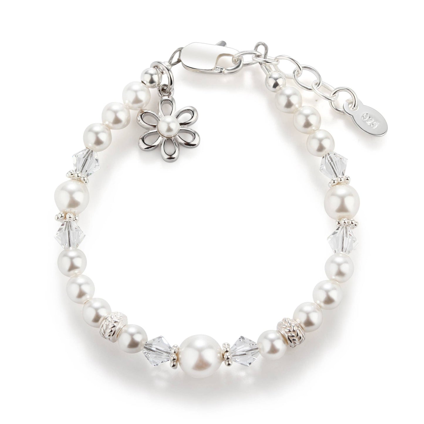 LILA STERLING SILVER AND BABY BRACELET