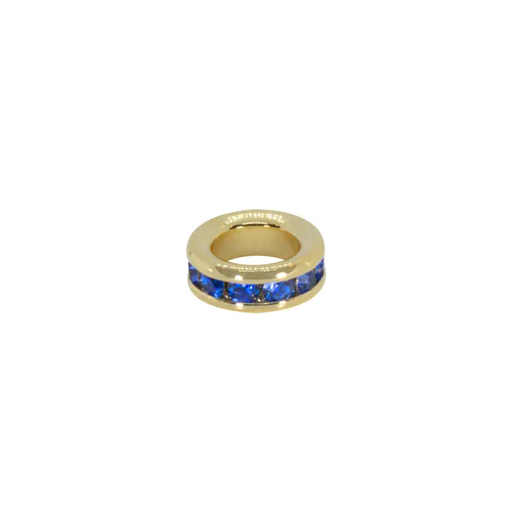 14K Gold-Plated 8mm Mini Birthstone Charms- (By Month)