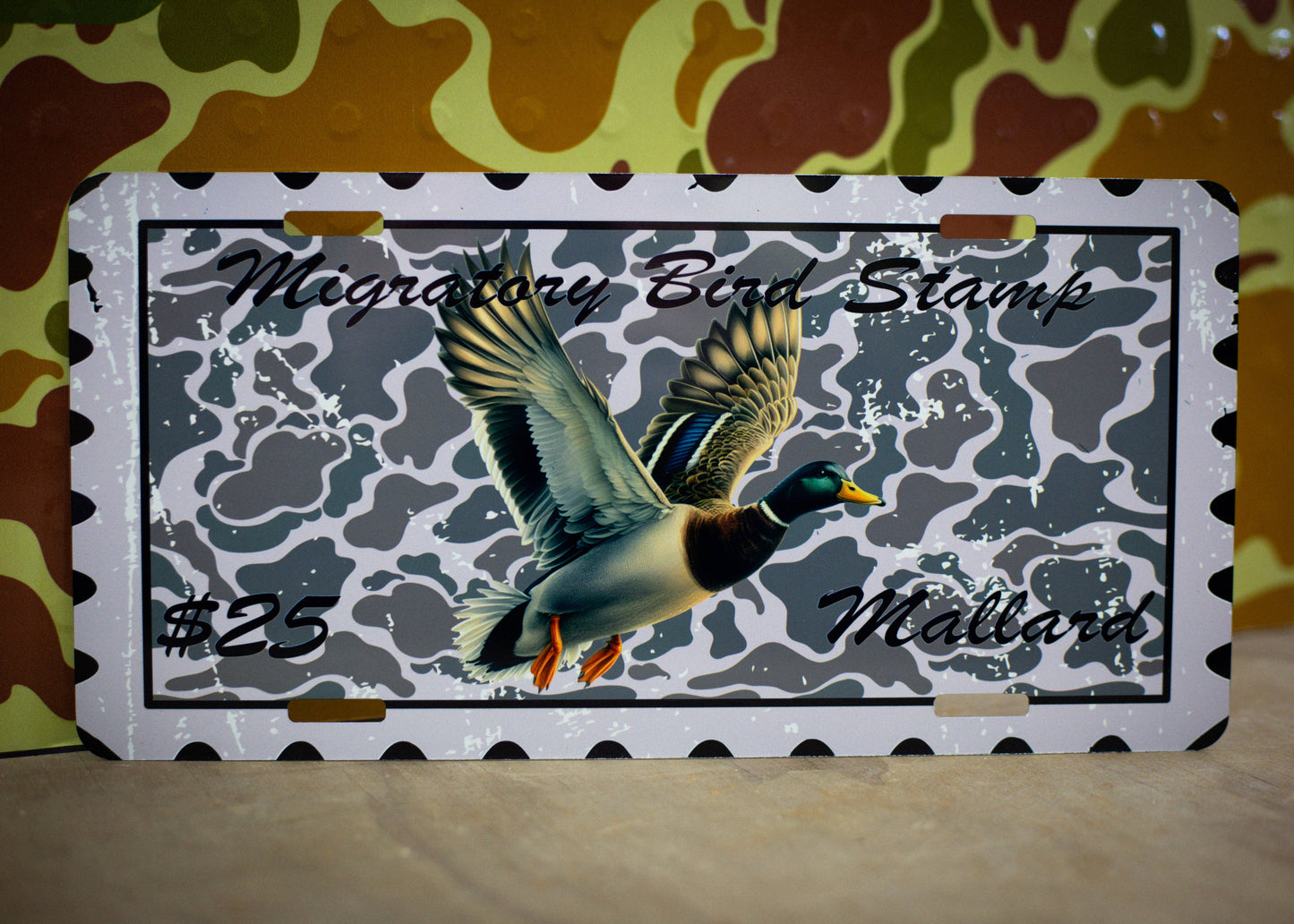 Mallard stamp - car tag