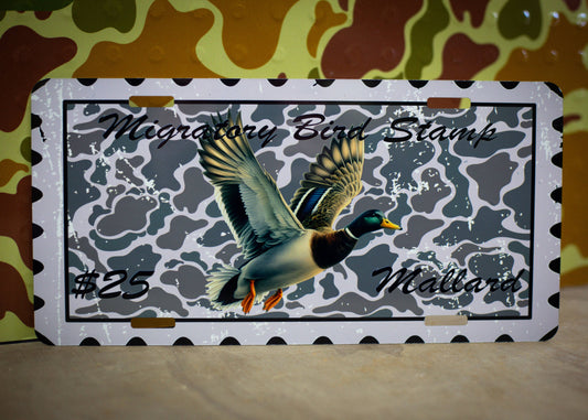 Mallard stamp - car tag