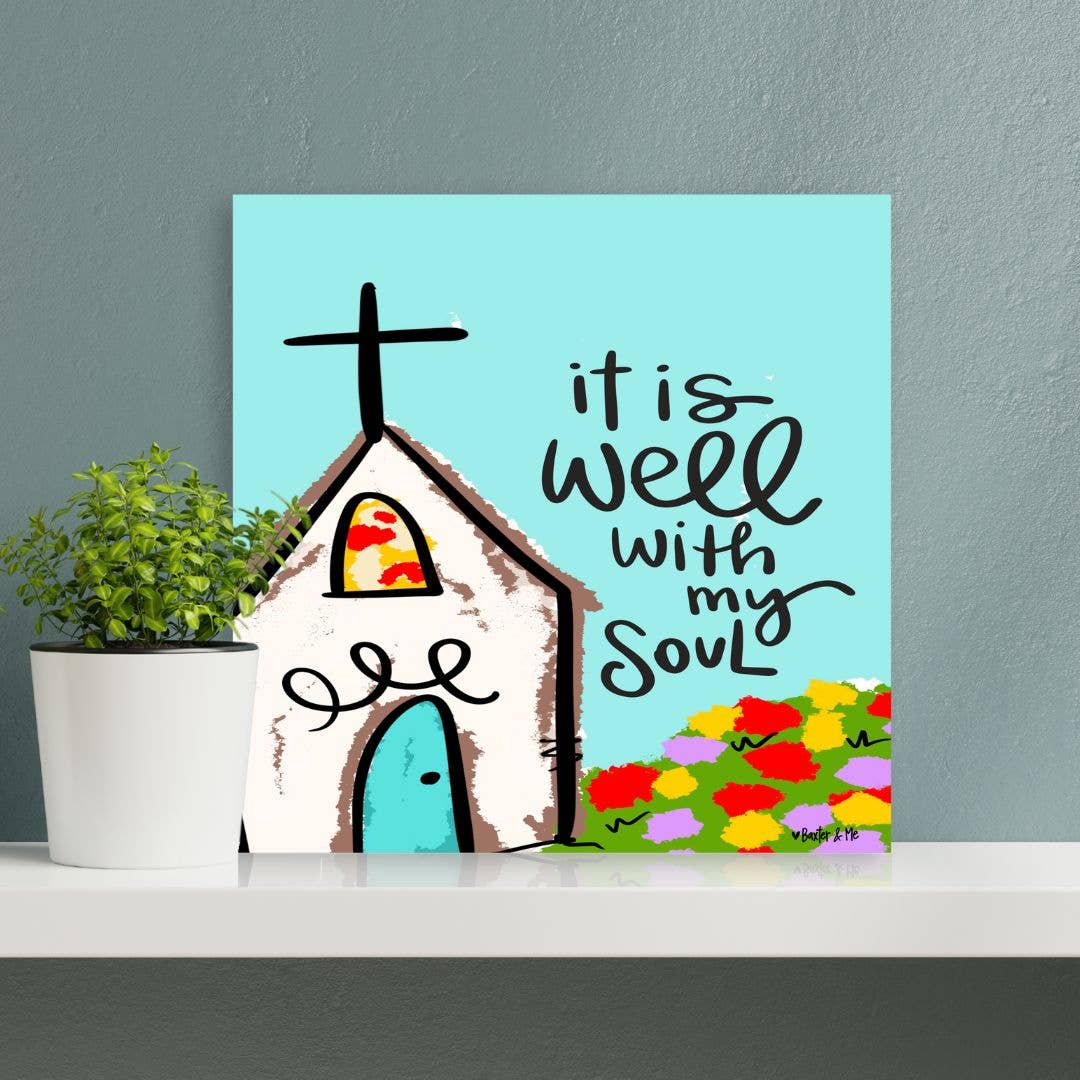 It is Well Church Wrapped Canvas