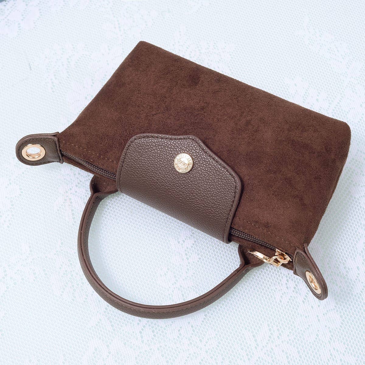 SD781 Penny Suede Mini Crossbody Bag