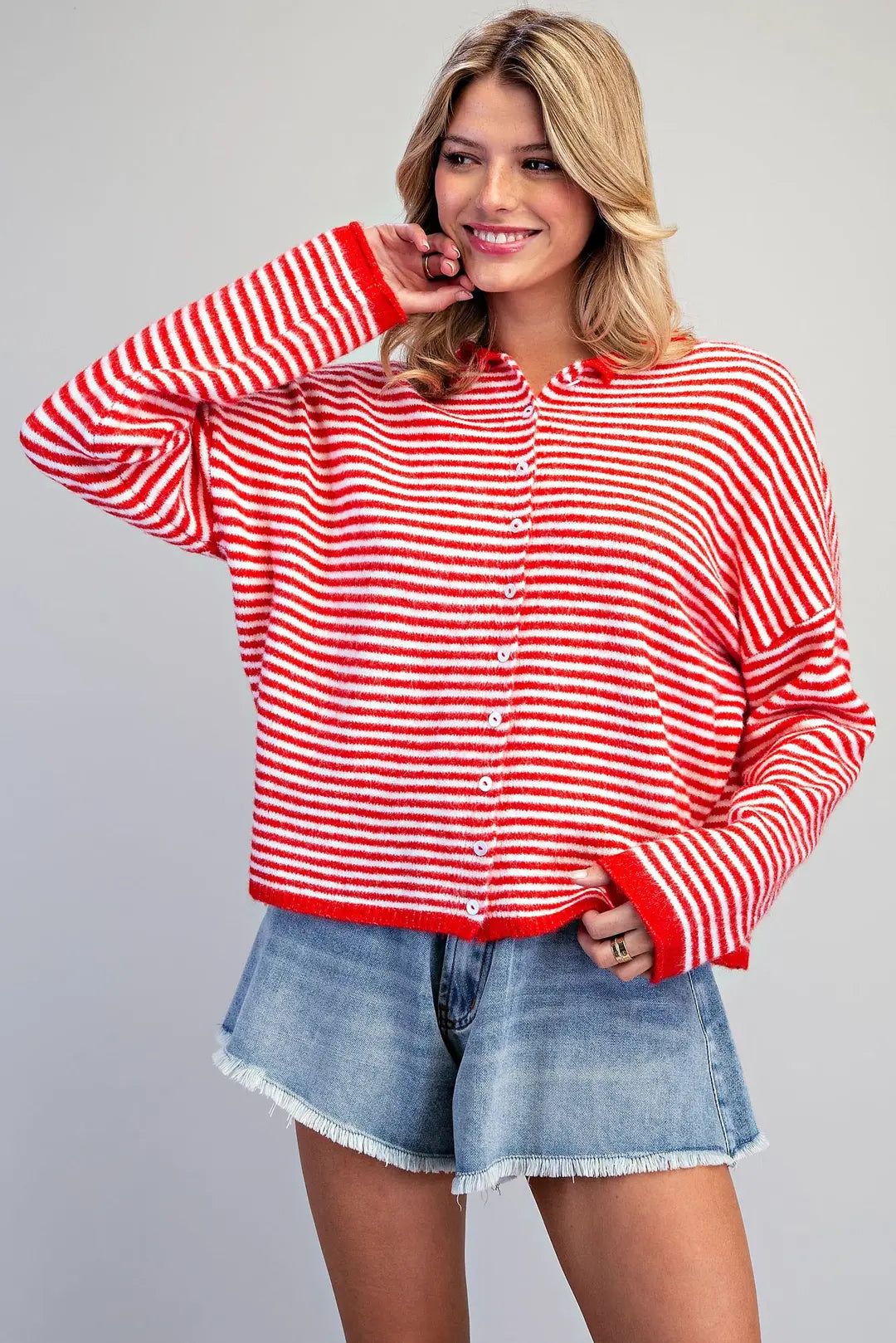 EMILY SWEATER - CHERRY POP