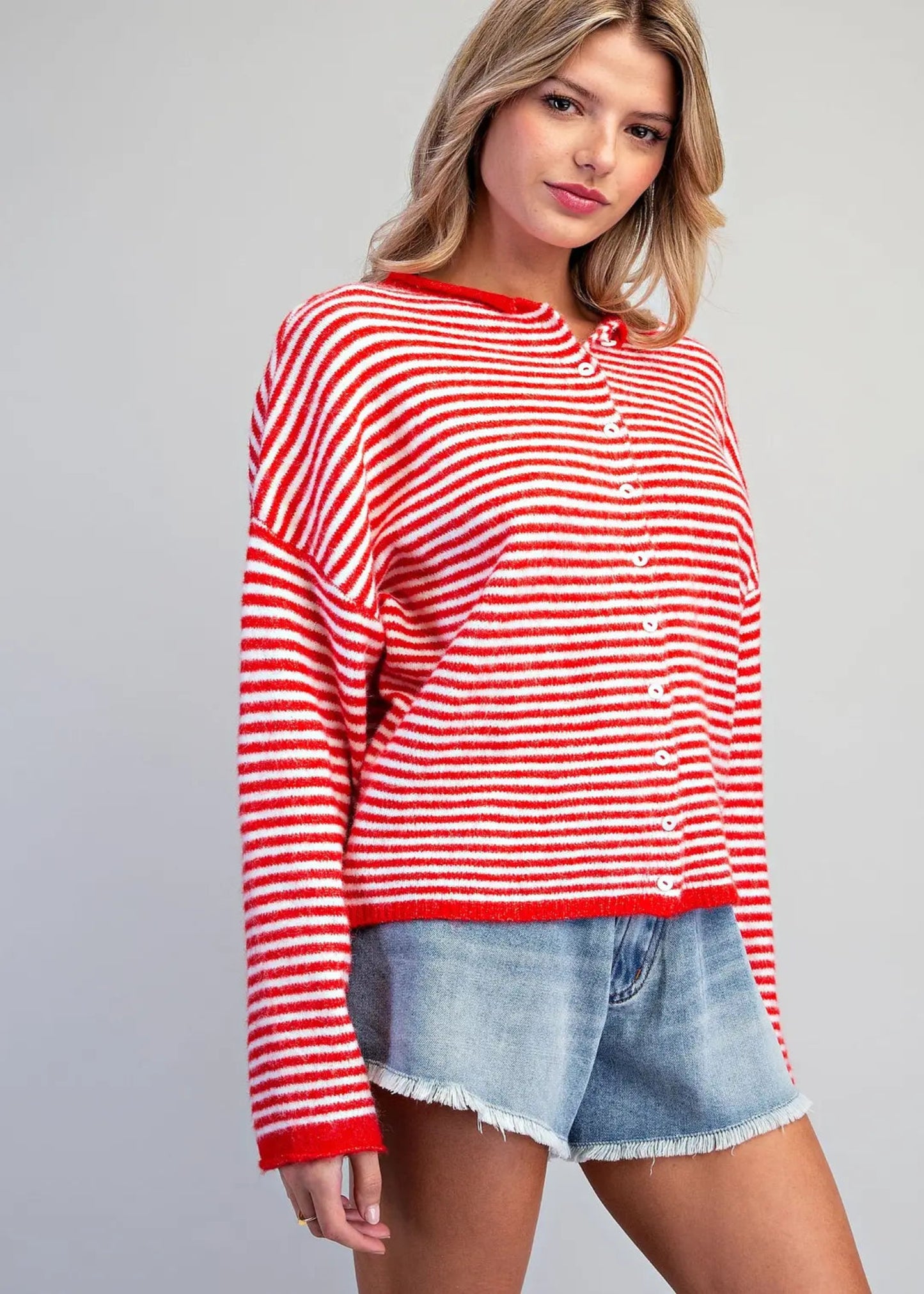 EMILY SWEATER - CHERRY POP