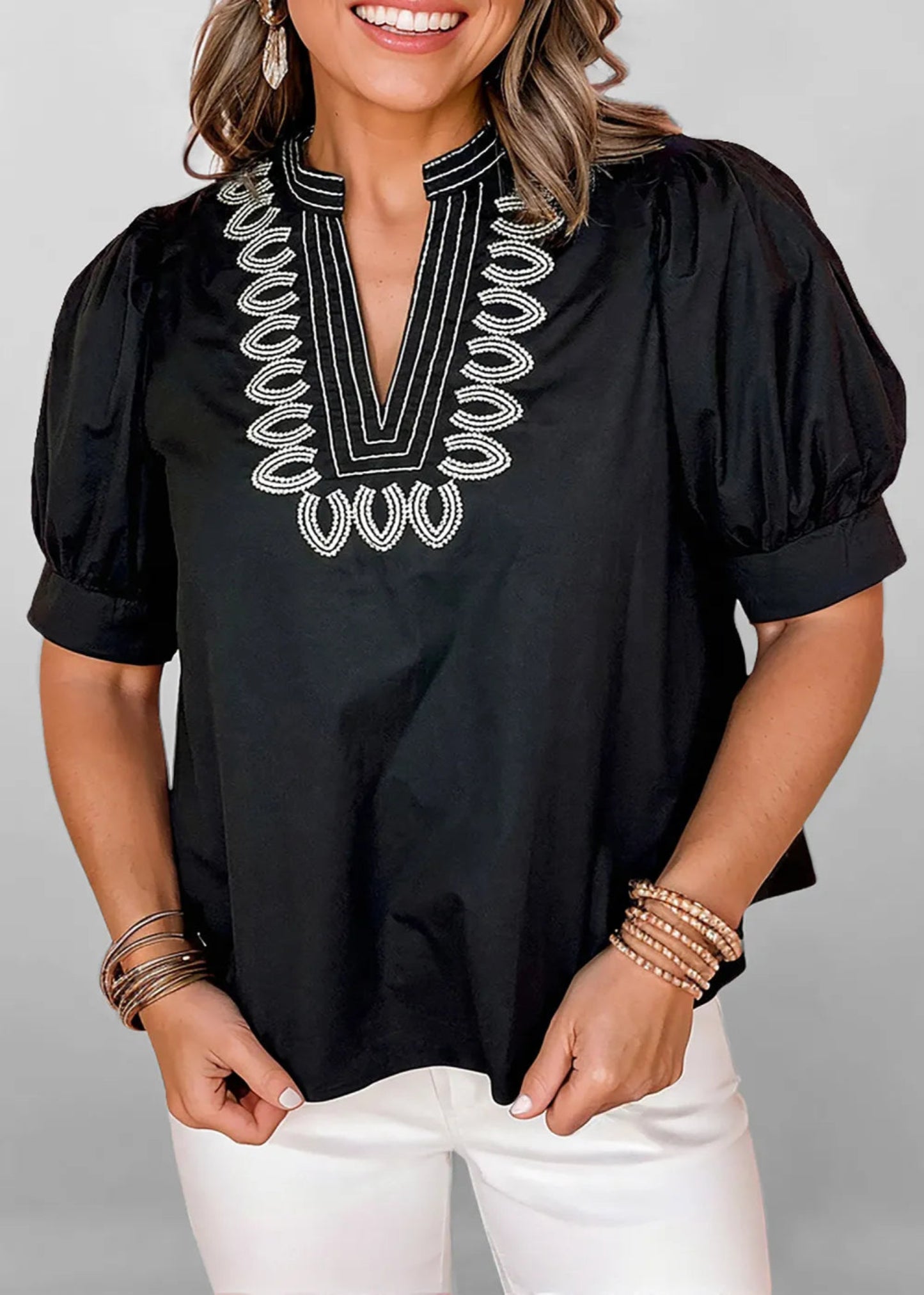 ALLI TOP - BLACK