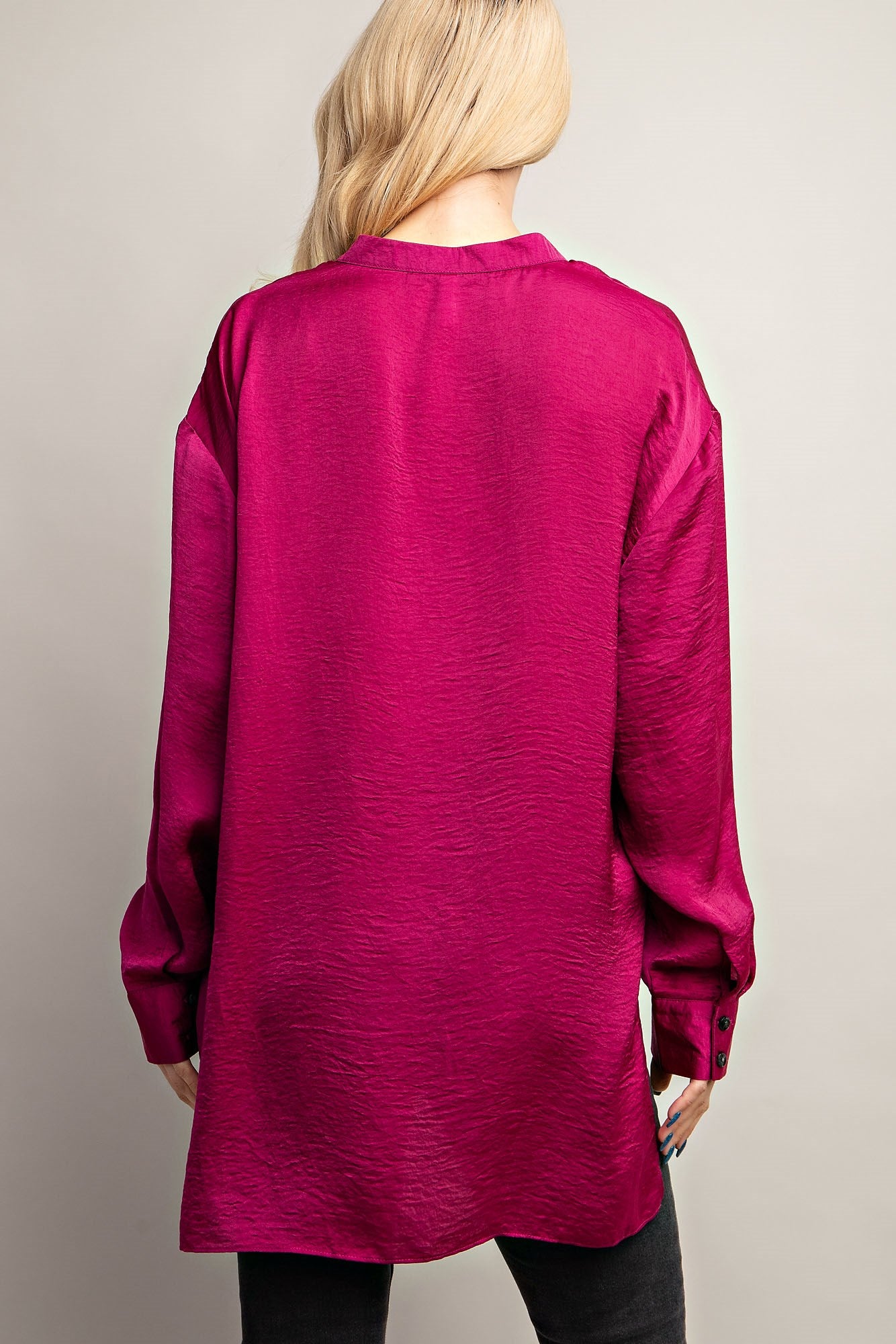 MILDRED TOP-MAGENTA