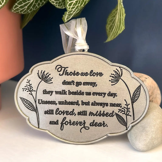 MEMORIAL MESSAGE ORNAMENT