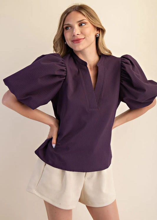 LAURA TOP - PURPLE