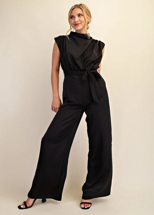 SELINE JUMPSUIT - BLACK