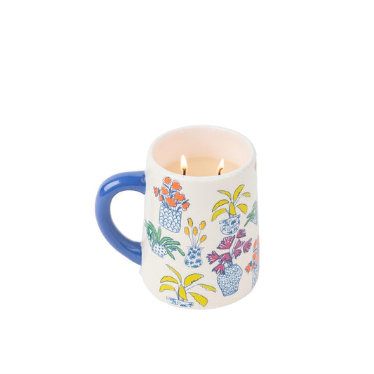 FLOWER MUG CANDLE-SWEET GRACE