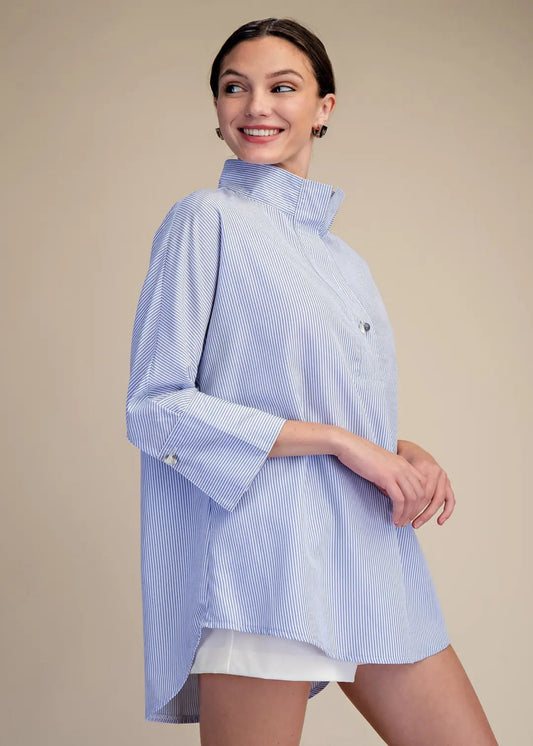 CHLOE TOP - SKY BLUE