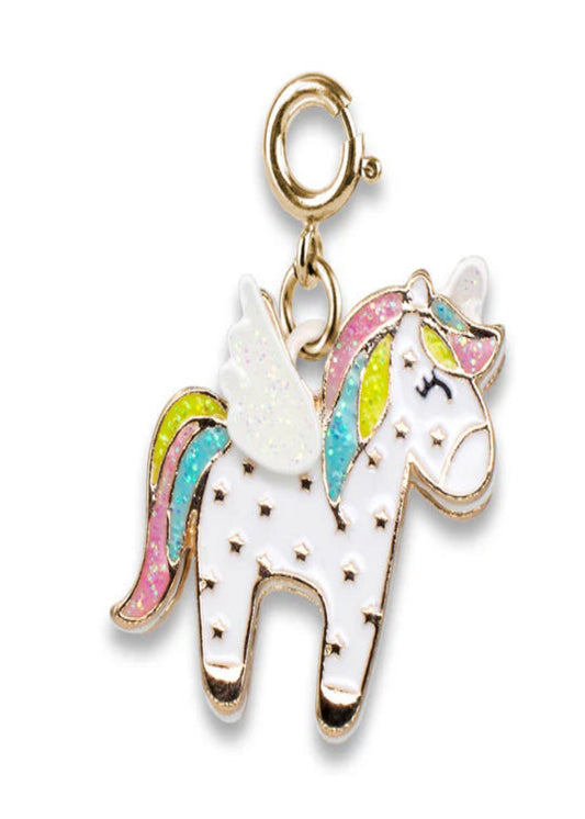 GOLD FLYING UNICORN CHARM