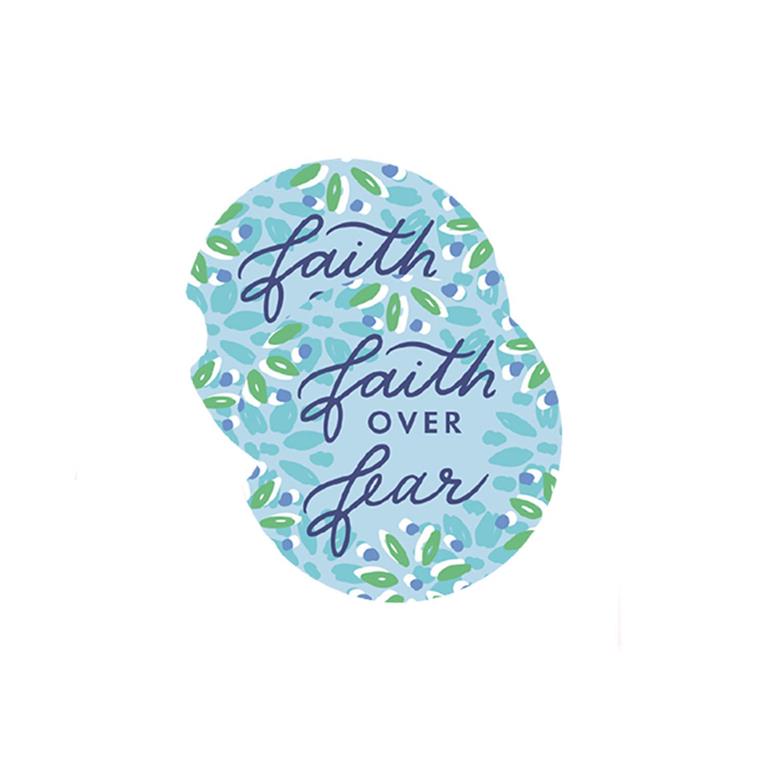 CAR COASTER-FAITH OVER HERE