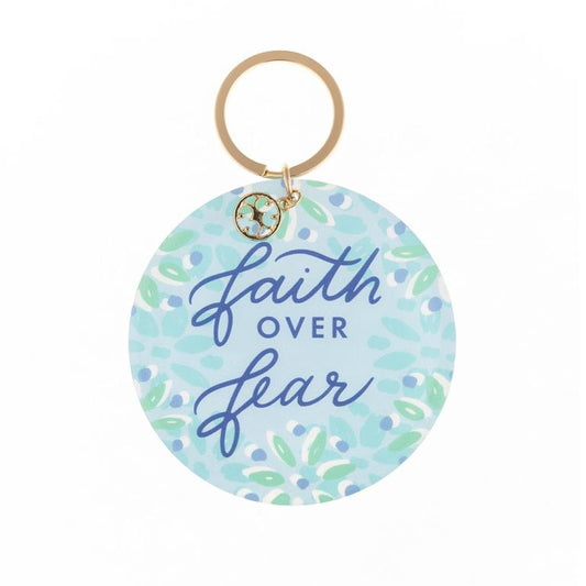 ACRYLIC KEYCHAIN-FAITH OVER FEAR