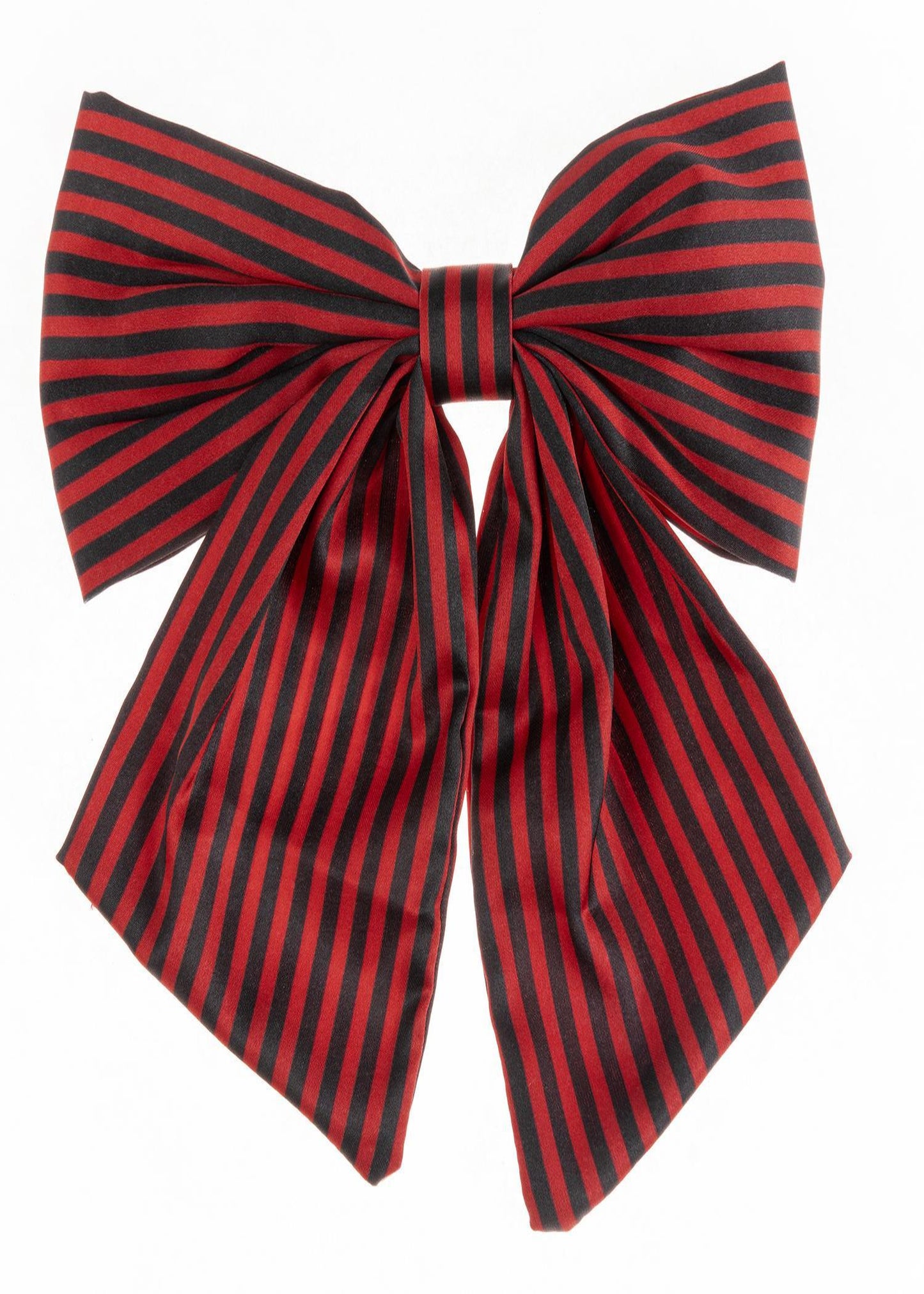 CARLY HAIR BOW RED & BLACK