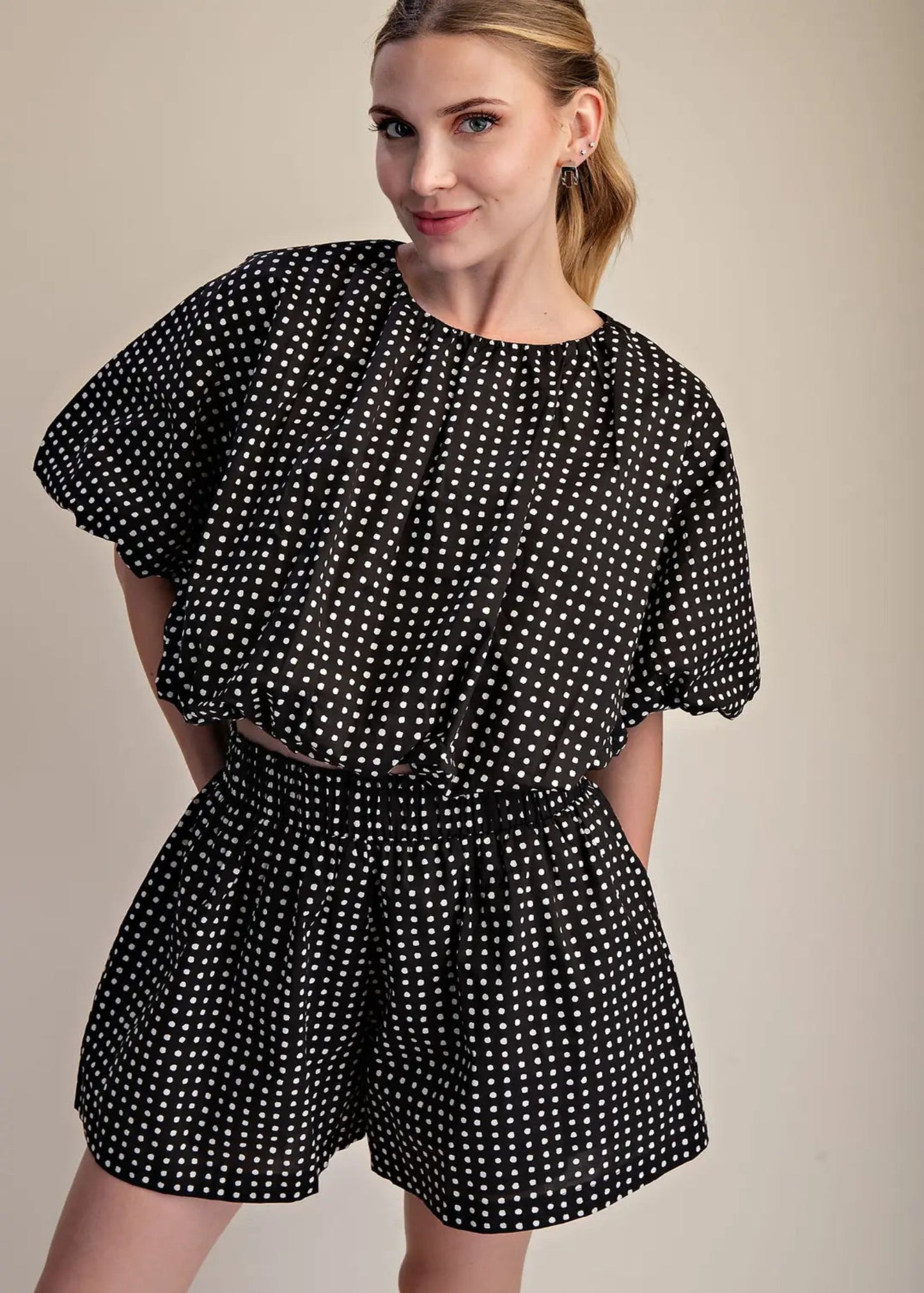 PARKER TOP -BLACK