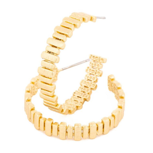 AUBREY MEDIUM GOLD EARRINGS