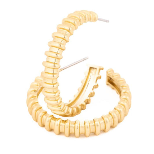 ADELINE MEDIUM GOLD EARRINGS