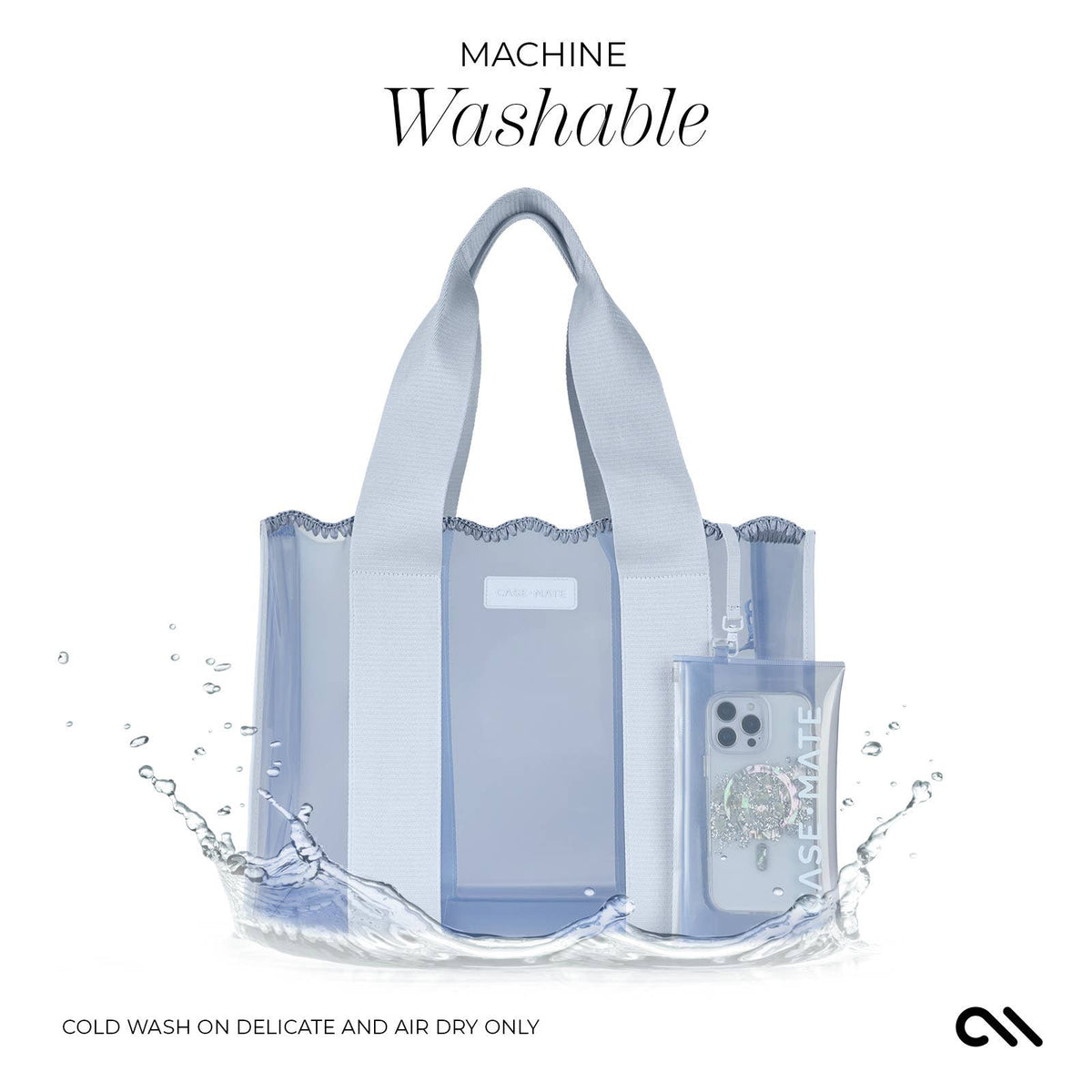 Case-Mate Carolina Blue Crochet Jelly Tote Bag (Classic)