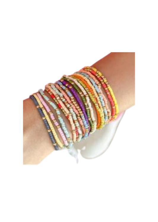 BOHEMIAN MULTI COLOR SEED BRACELETS