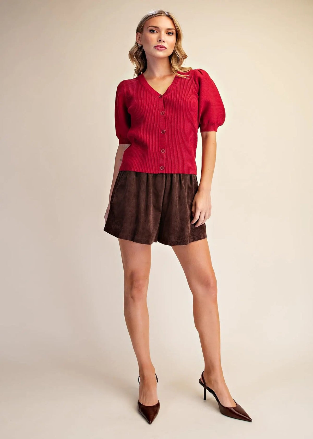 KAY SWEATER - BURGUNDY