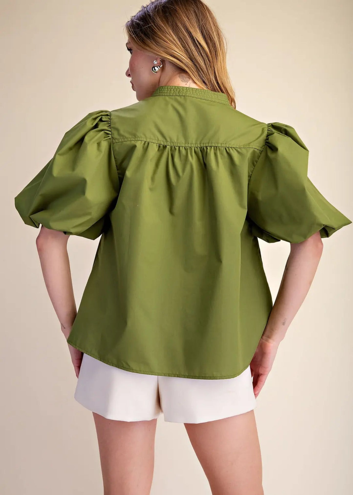 ISABELLA TOP - OLIVE
