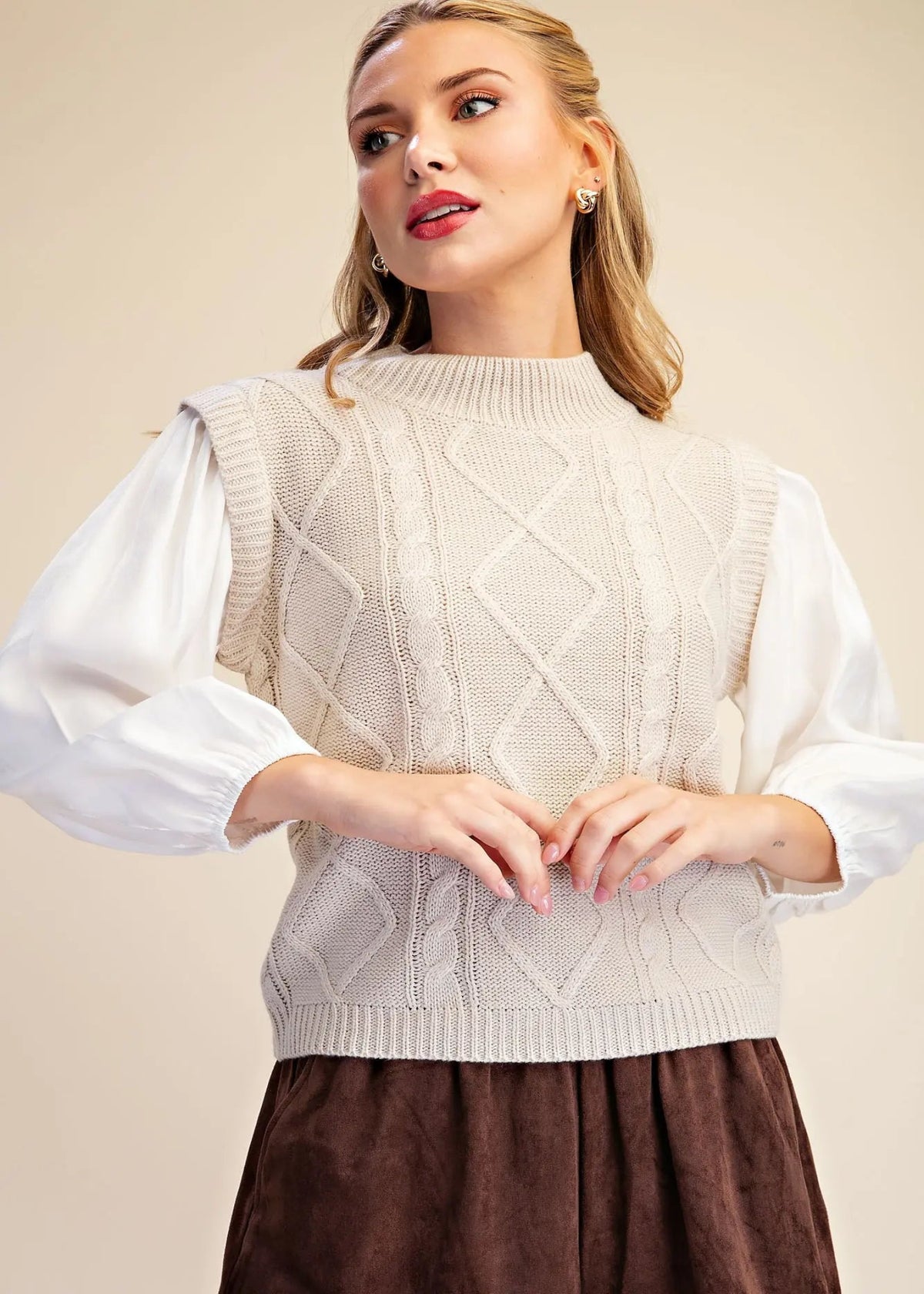 LILA SWEATER - BEIGE