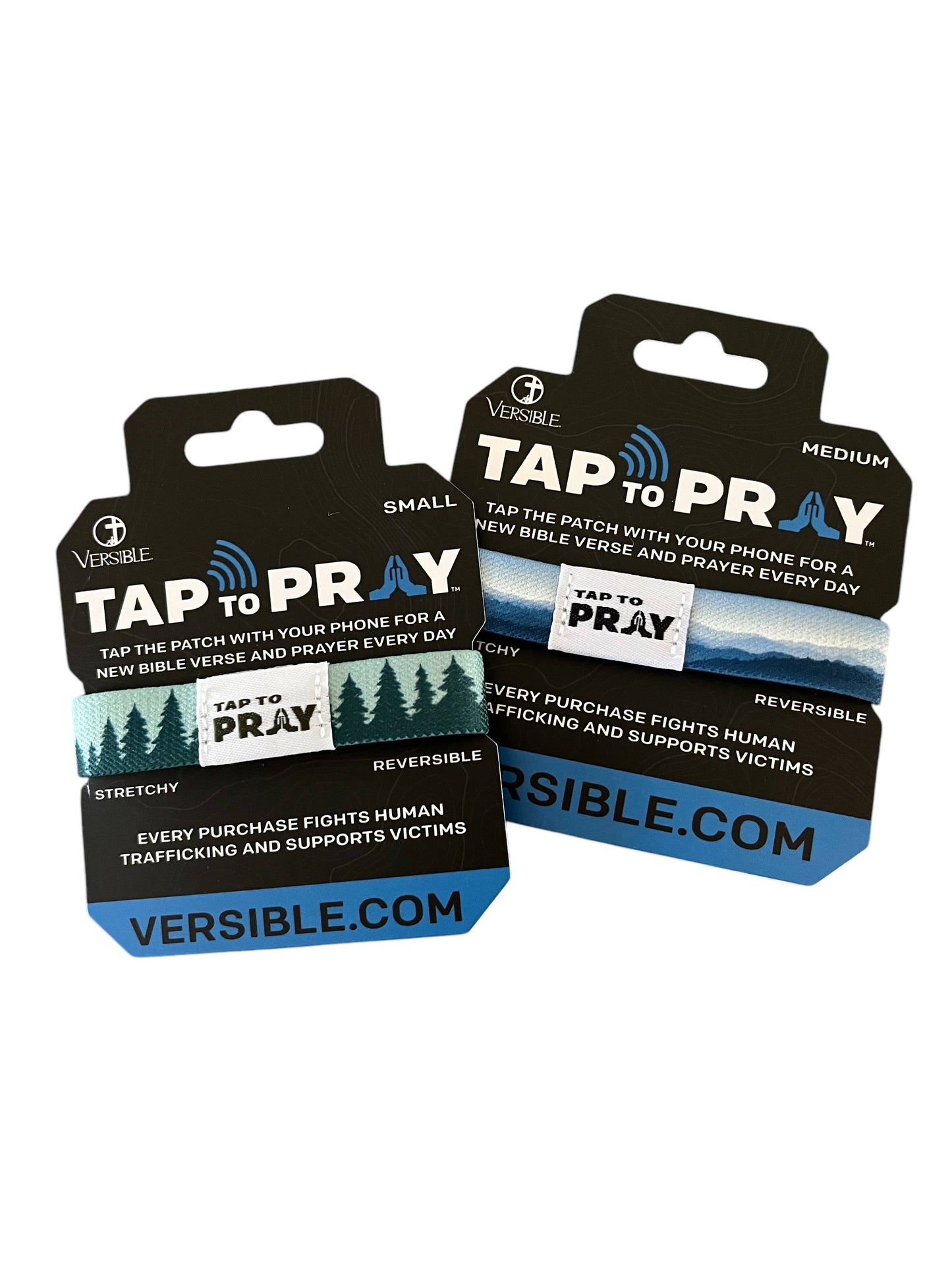 Tap To Pray Wristbands - Mountains & Forests