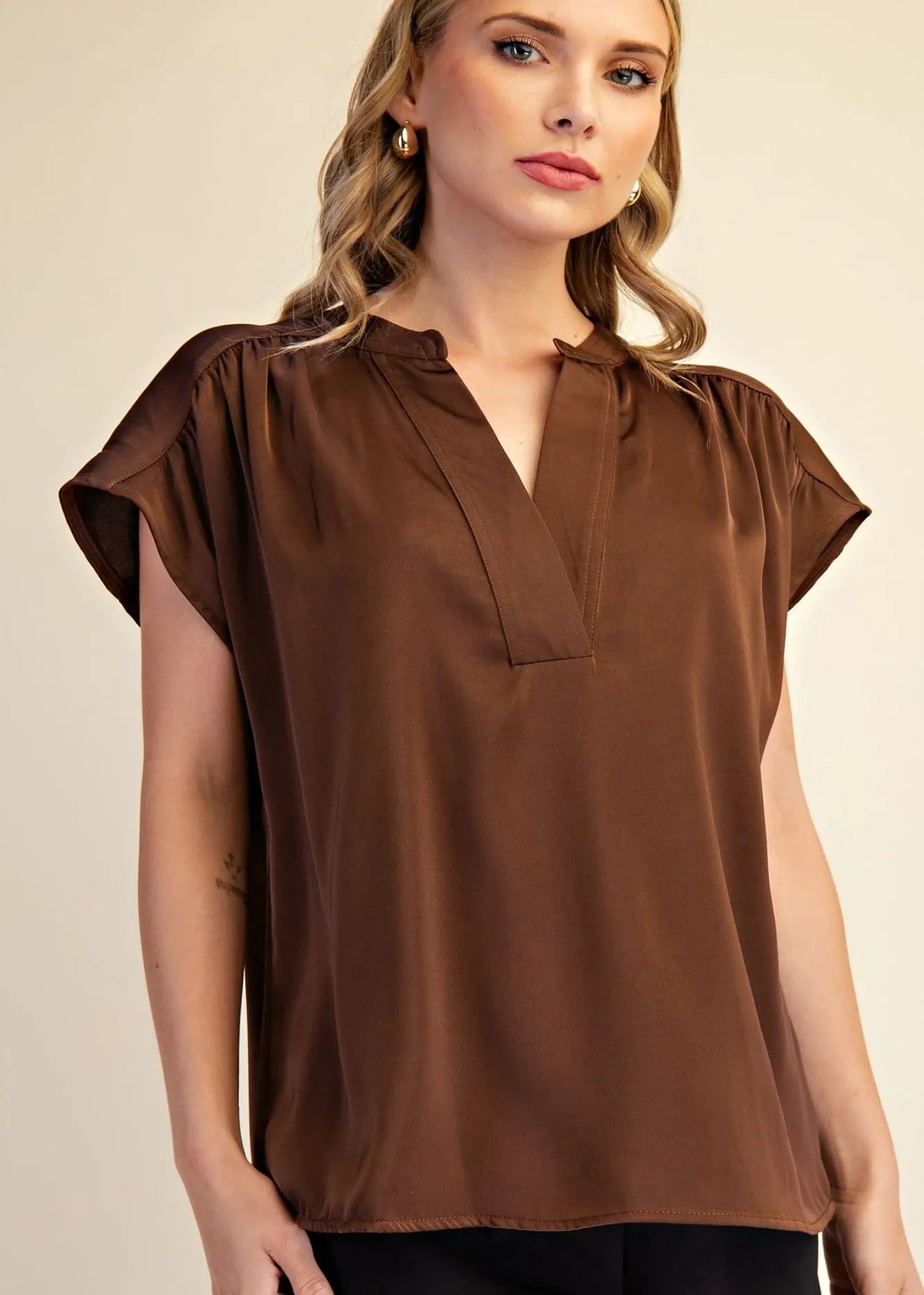 LIVI TOP - BROWN