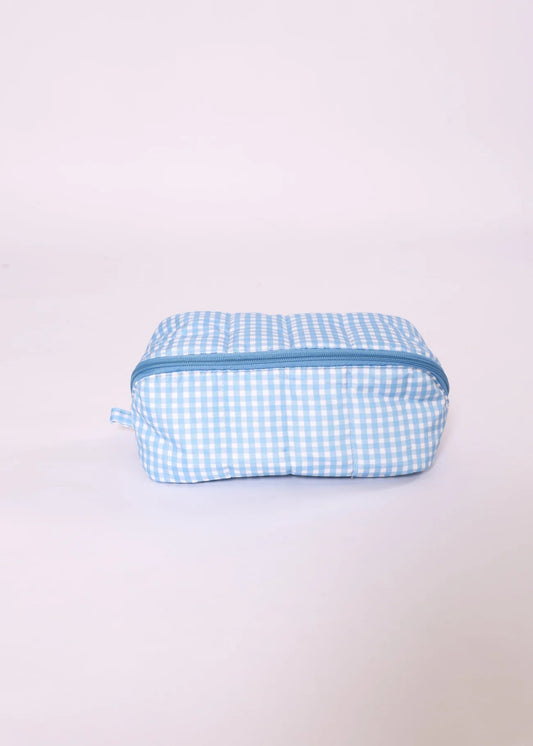 Gingham Glam Bag – Light Blue