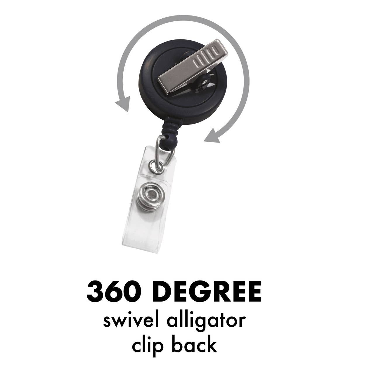 Brilliant Retractable ID Badge Reel