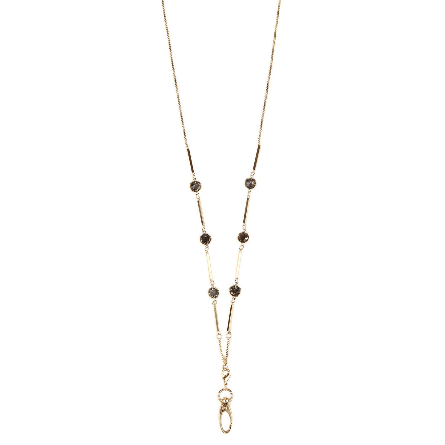 Mariah Gold Fashion ID Necklace Lanyard