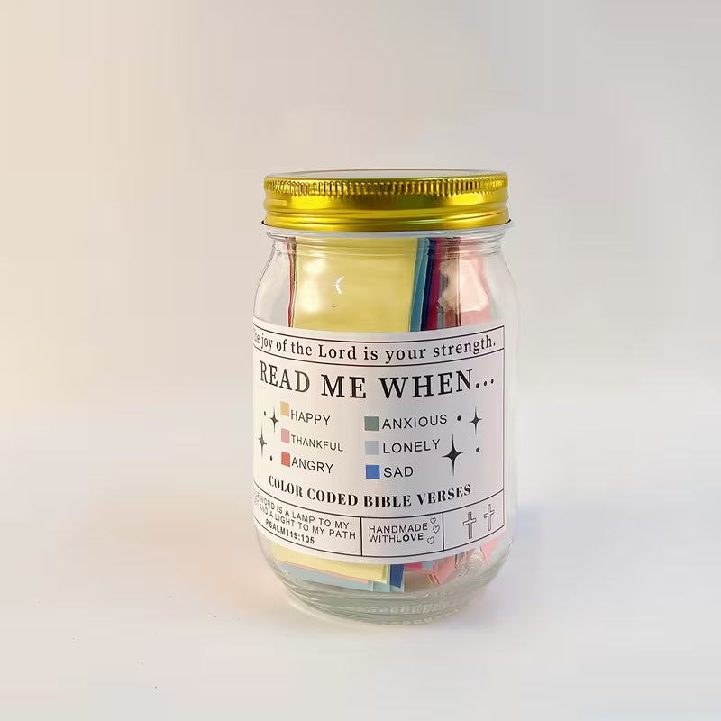 INSPIRTATIONAL BIBLE VERSE JAR - GIFT