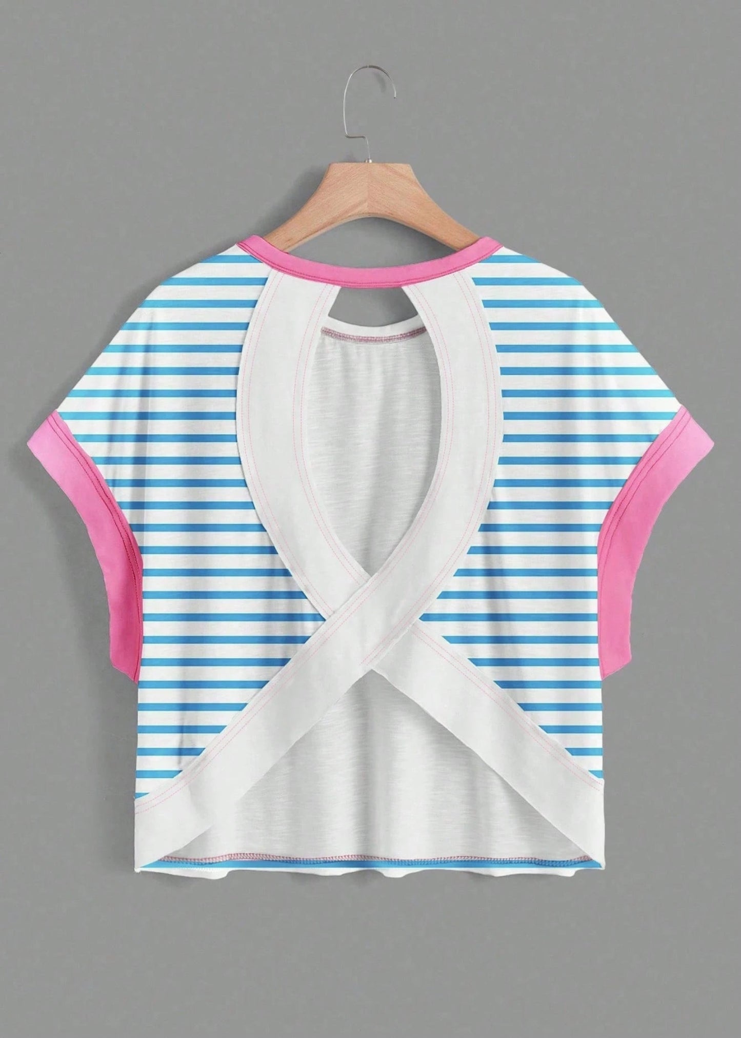 LIVI TOP - BLUE/PINK