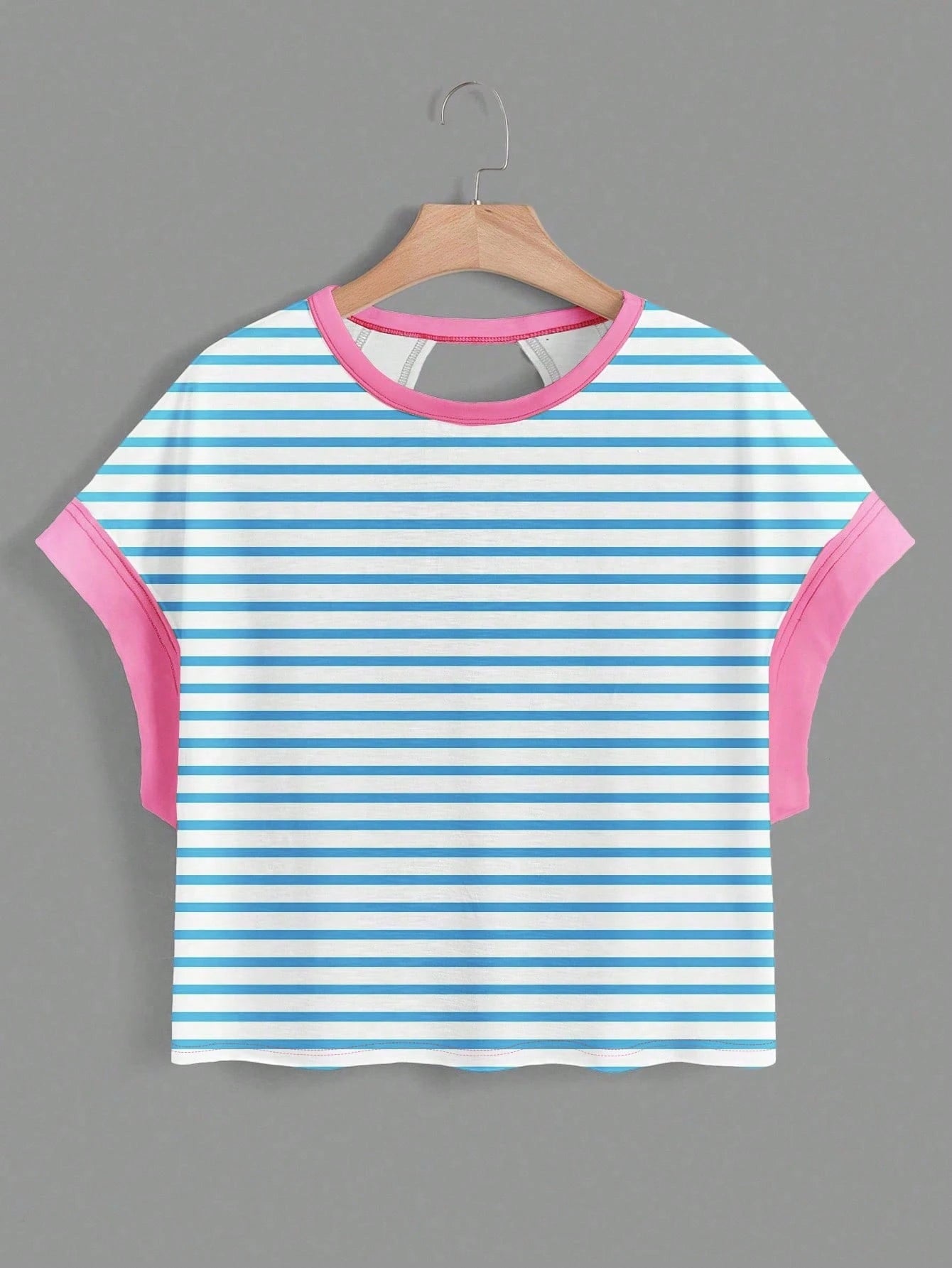 LIVI TOP - BLUE/PINK