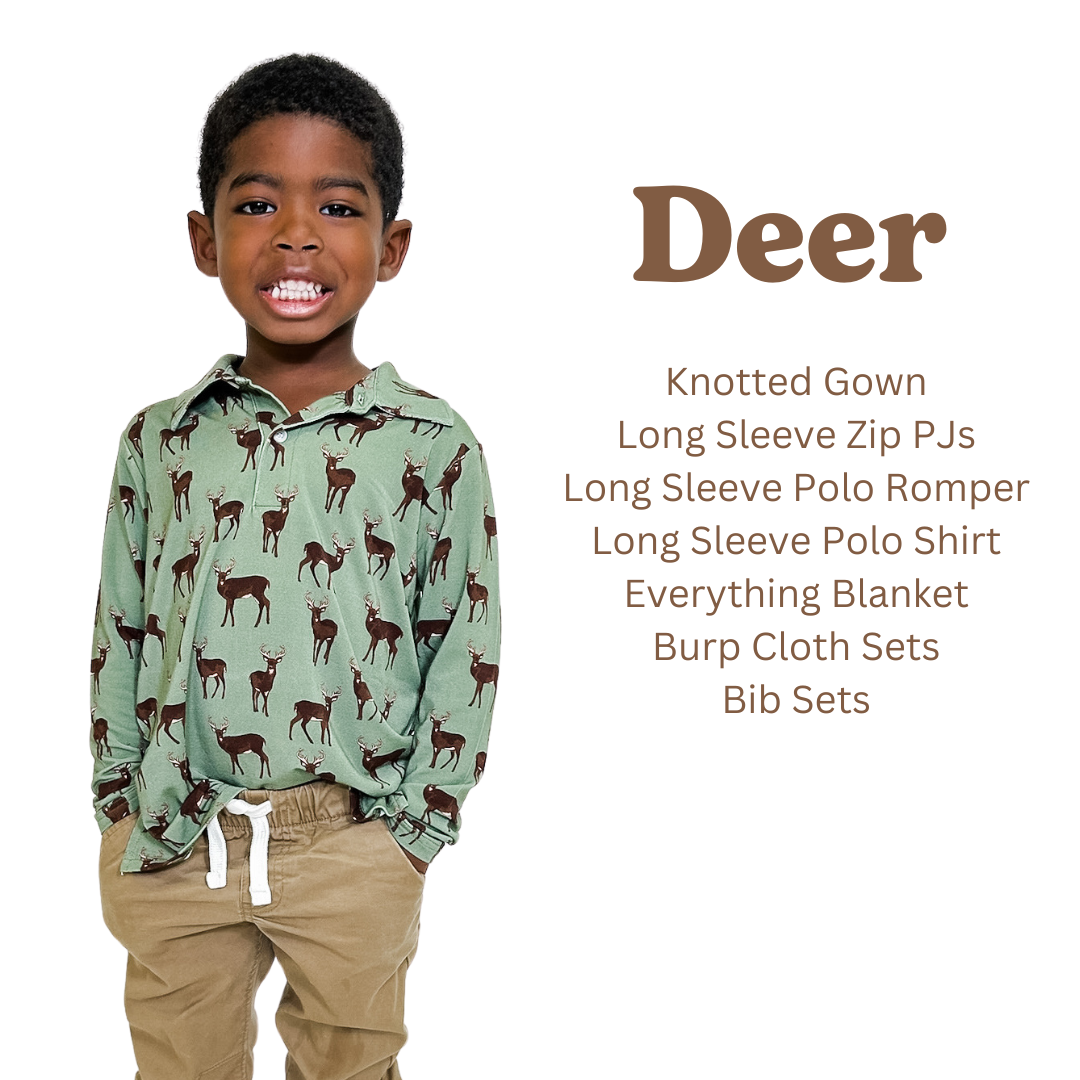 Deer & Camo Burp Cloth Sets