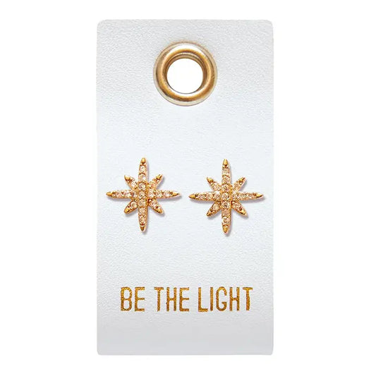 STUD EARRINGS- BE THE LIGHT
