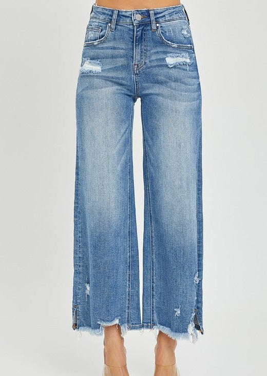 HIGH RISE WIDE LEG JEANS-MEDIUM WASH