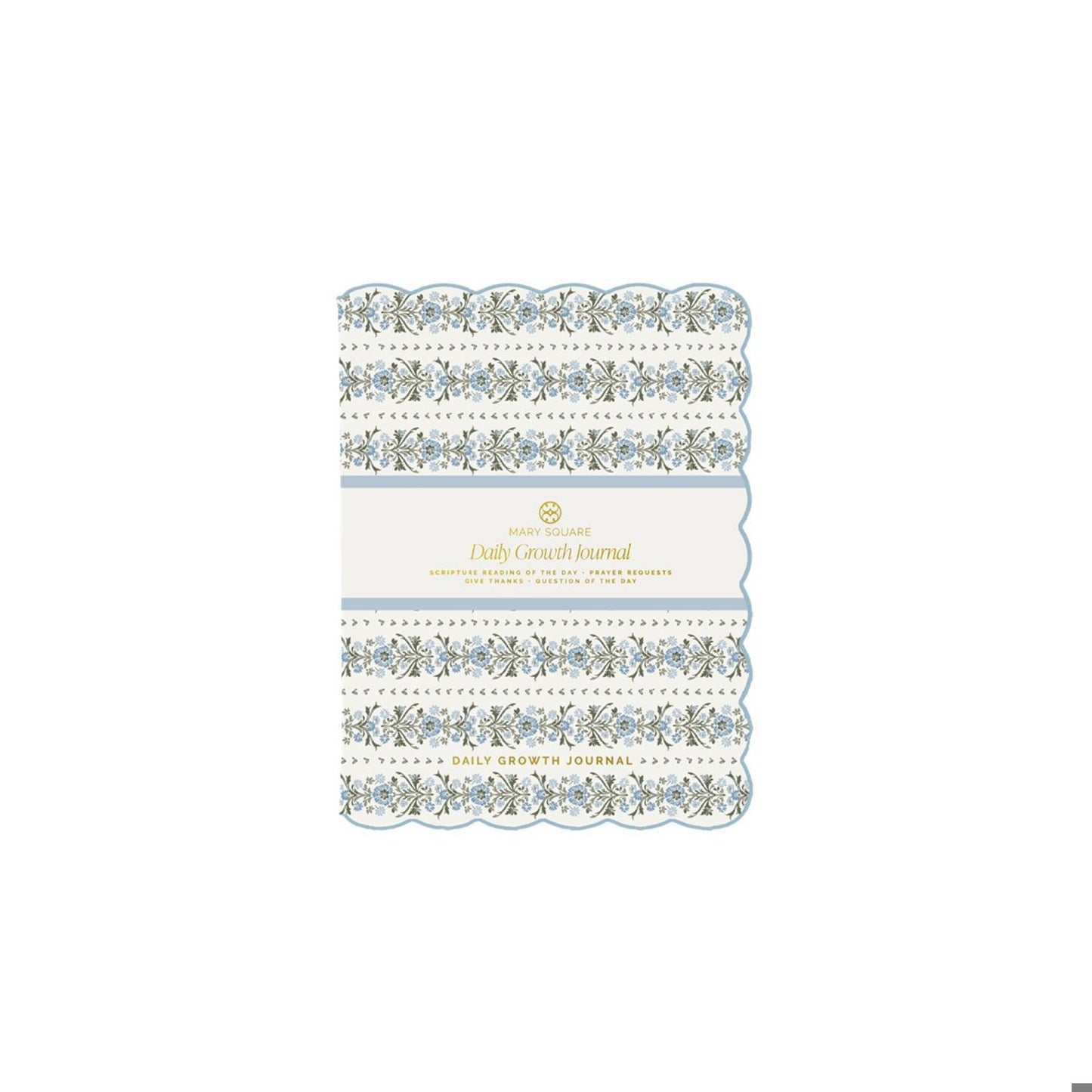 Journal Daily Growth Garden Row-Blue