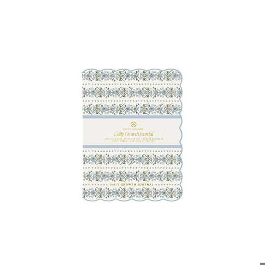 Journal Daily Growth Garden Row-Blue