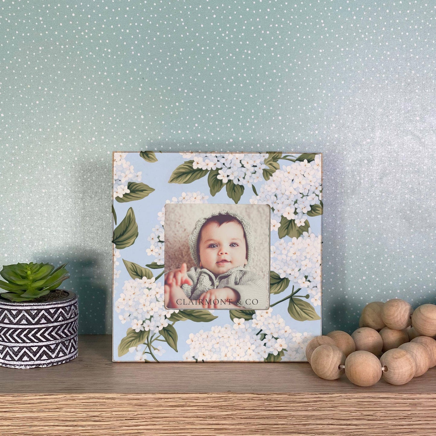 Simply Square Frame-Hydrangea Cottage