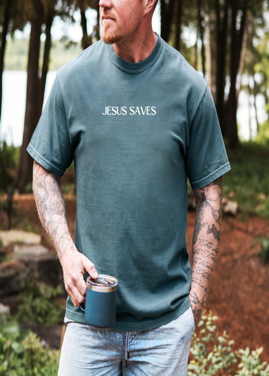 Jesus Saves Power In the Name of Jesus Unisex Christian Tee