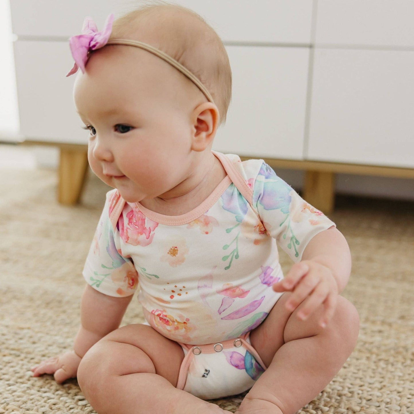 Short Sleeve Bodysuit - Bloom