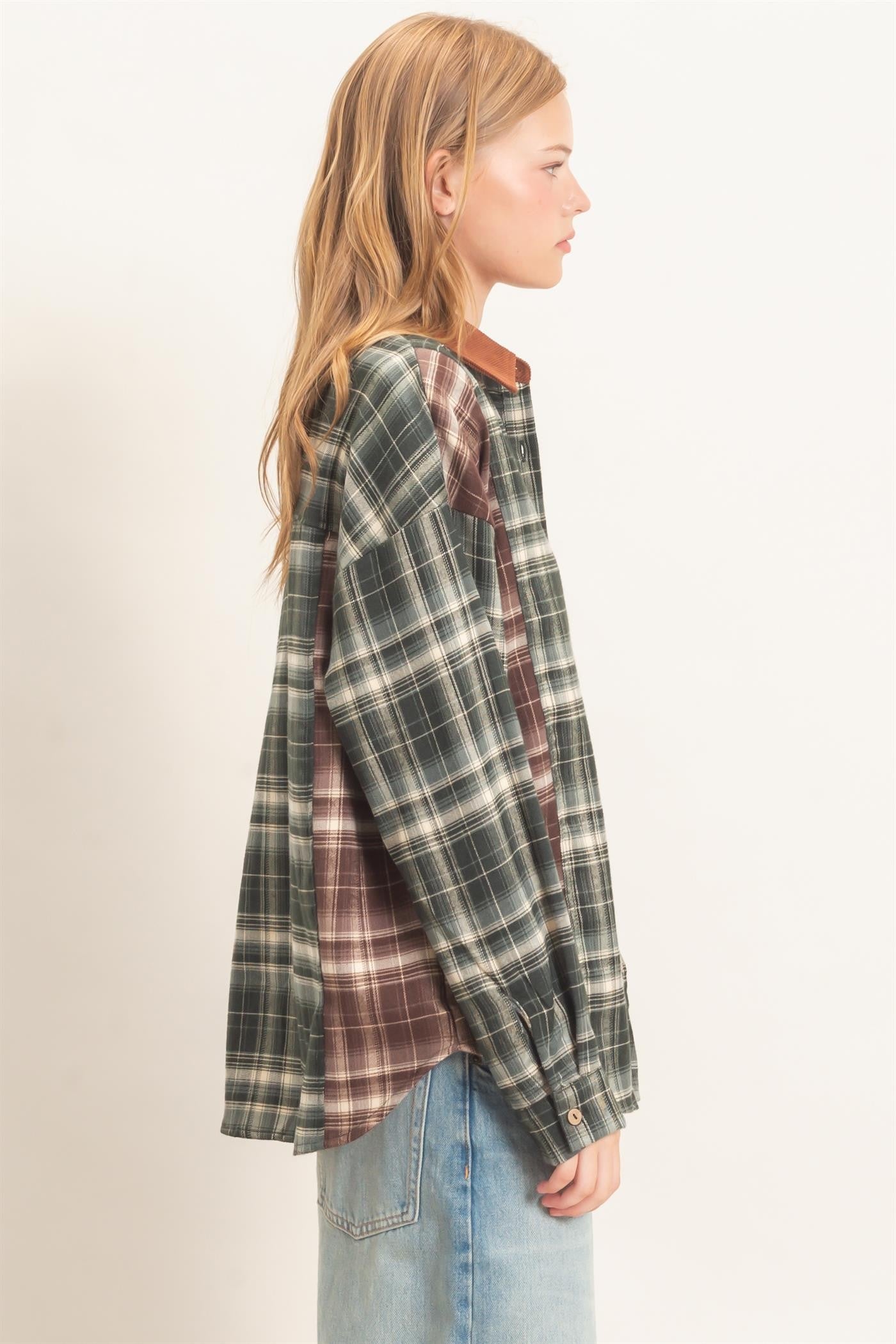 BRIANA FLANNEL - GREEN