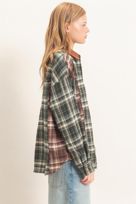 BRIANA FLANNEL - GREEN