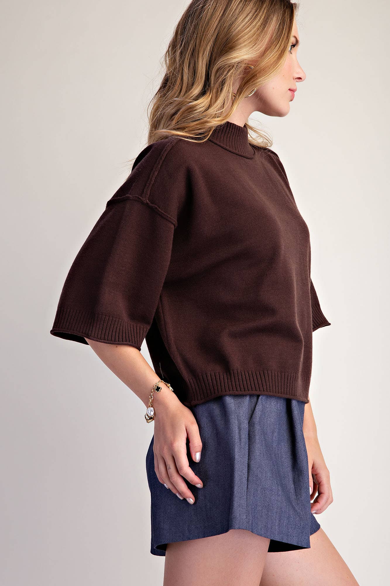 CARTER MOCK NECK SWEATER